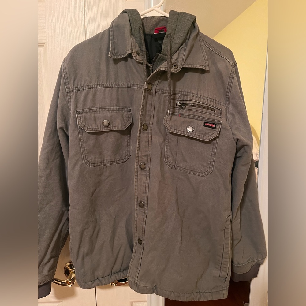 Men’s distressed Dickies jacket size S